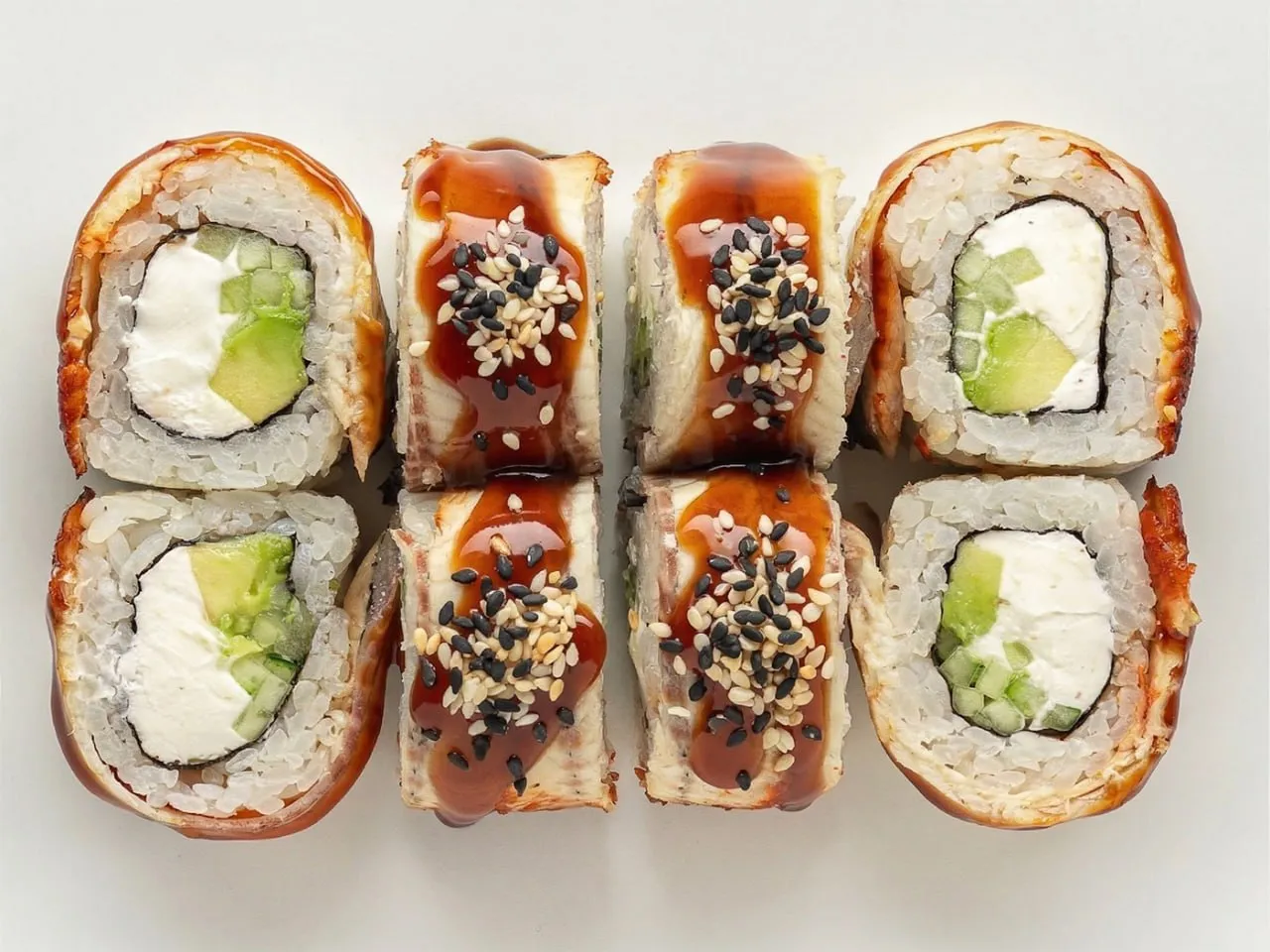 Євразія Philadelphia maki with eel — restaurant