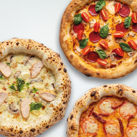 Pizza-menu in restaurants