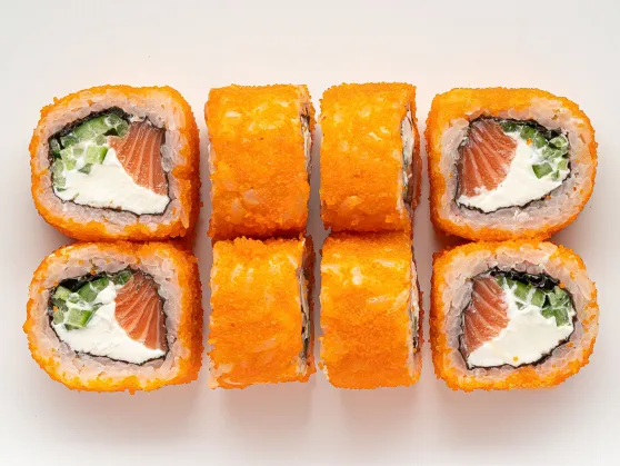 Philadelphia Tobiko with Salmon