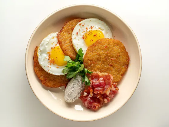 Ukrainian-style breakfast